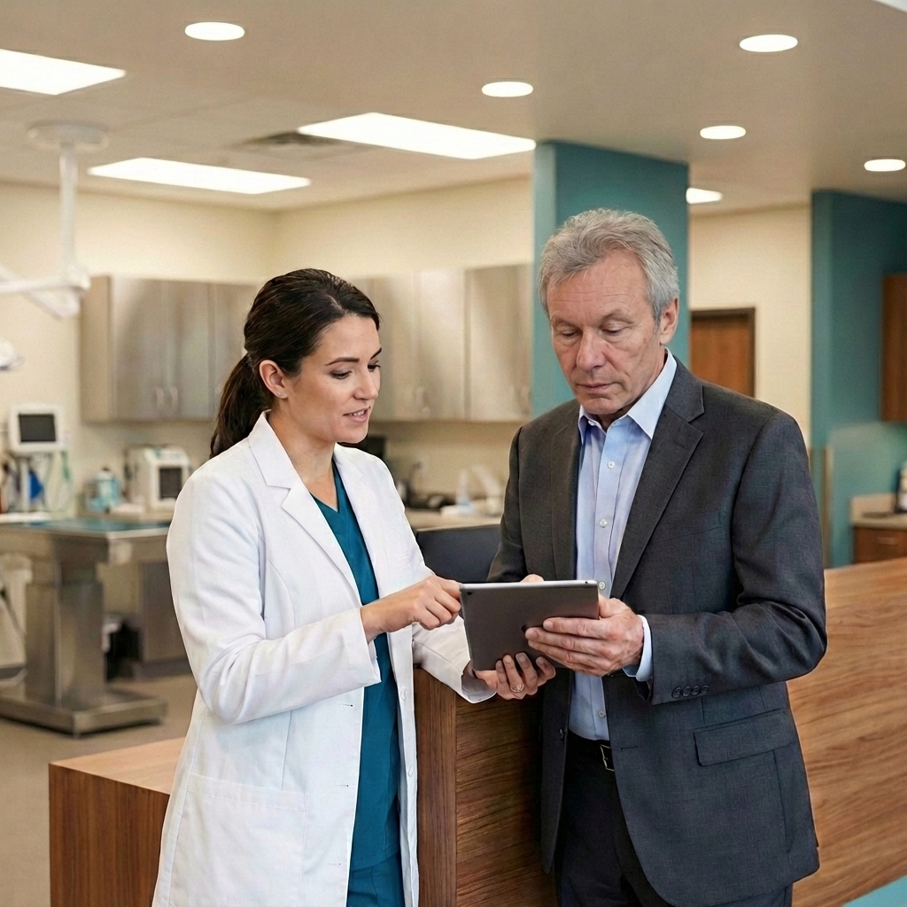 Professionelles Veterinär-Consulting Team